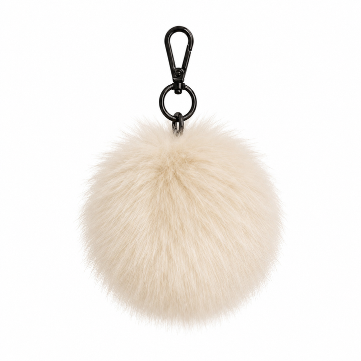 Fluffy Ball Bag Charms
