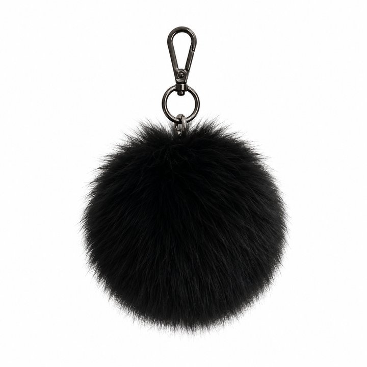 Fluffy Ball Bag Charms